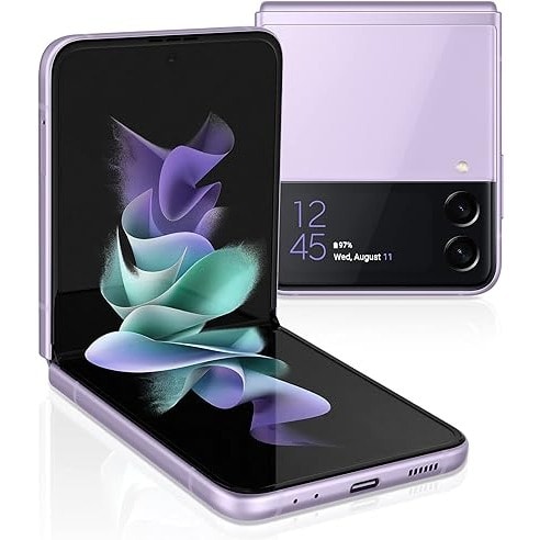 Galaxy Z Flip 3 5 - 6.7" 128GB ROM - 8GB RAM - Single Sim - 5G - 3300mAh - Lavender