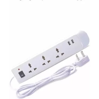 3 Way  Socket & 2 Usb Extension