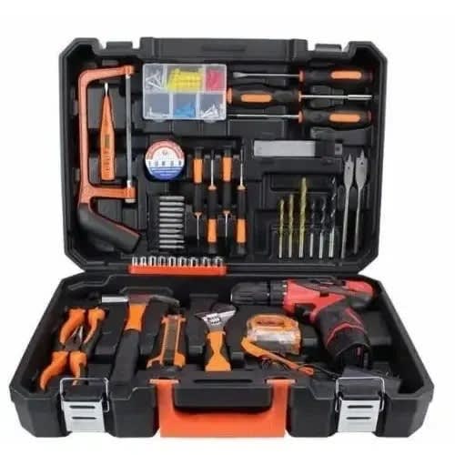 Tool Boxes With Cordless Drill Driver Tools Kit - 12V