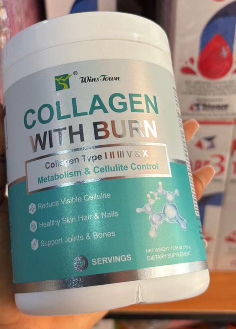 Collagen with burn