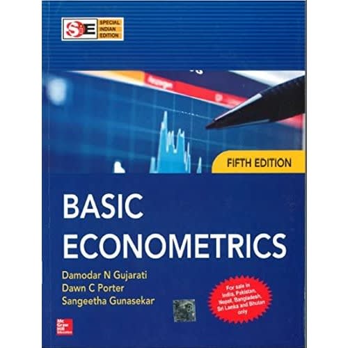 Basic Econometrics By Damodar Gujarati - Dawn Porter &  Sangeetha Gunasekar