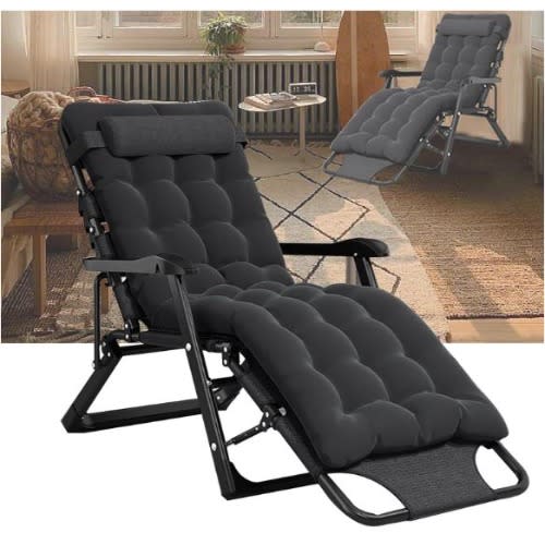 Zero Gravity Fully Padded Folding Reclining Lounge Chair