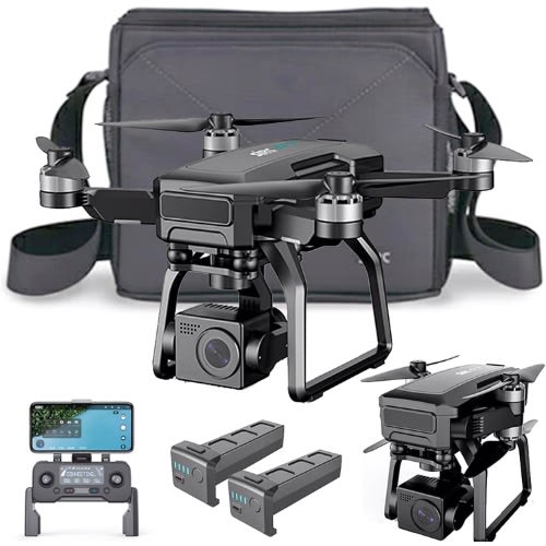 SJRC F7 4K Pro Drone HD Camera - 3 Axis Gimbal 5g GPS Wifi 3Km With 2 batteries