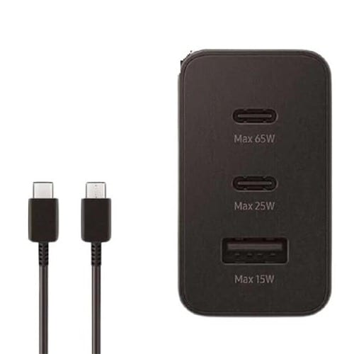Trio Superfast Travel Adapter - Usb-c To C Data Cable - 65W