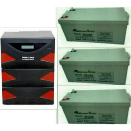 2.5KVA /36v  Inverter With 3 Multipower Batteries