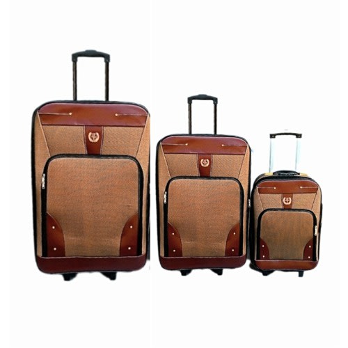 Big Medium Small By 3set Flexible Luggage Boxes - Brown