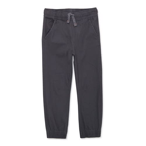 365 Kids Boys Stretch Canvas Dart Jogger - Grey