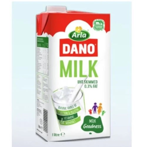 Uht Skimmed Milk - 1l X 3pcs