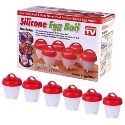 Set of Silicone Egg Boil - 6pcs