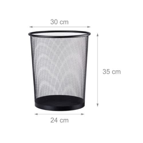 Open Top Mesh Metal Dustbin - 4L