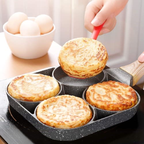 4-hole  Multifunction Omelette Egg Burger Pancake Pan