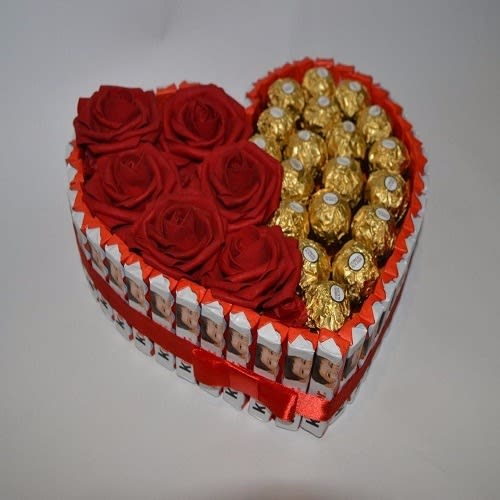 Heart Rose Gift Box For Him or Her