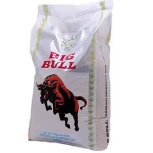 Silky Polished Nigerian Parboiled Rice - 25kg.