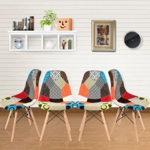 Multicolour Dinning Chairs - Set Of 4