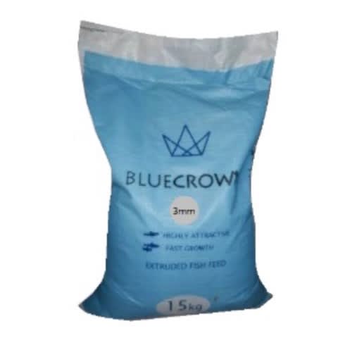 3mm Grain Size Blue Crown Cat Fish Feed - 15kg