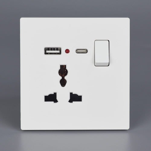 3 Pin Socket Usb + Type C