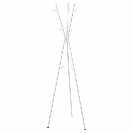 Ekrar Hat And Coat Stand - 169 Cm - White