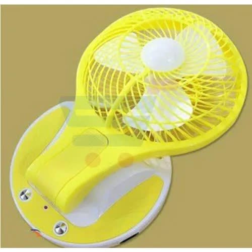 - Mini Rechargeable Fan With Led Light - Jr-5580