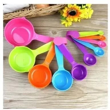Measuring Cup And Spoon Set- 10 Pieces