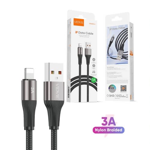 Nylon Braided Wire Usb Lighting 3a Fast Charging Data Cable