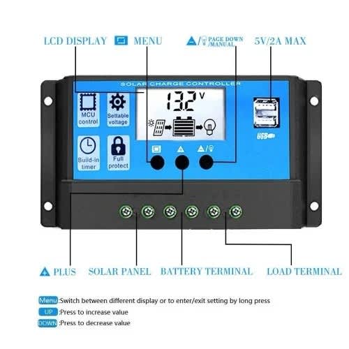 Solar Charge Controller 30a