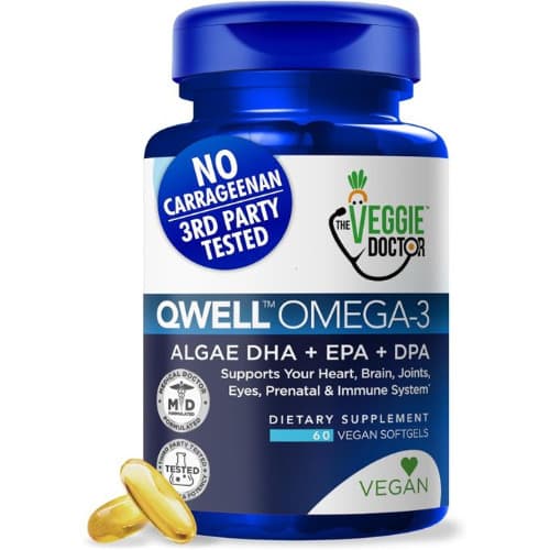QWELL - VEGAN ALGAE OMEGA 3 SUPPLEMENT
