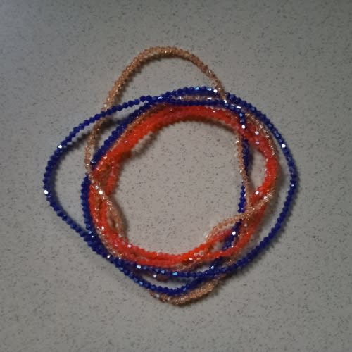 Crystal Waist Bead - 6 pieces