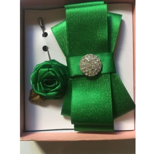 Stylish Luxury Men's Bow Tie - Green