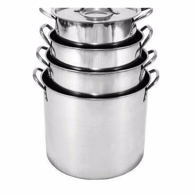 Stainless Steel Stock Pot - Set of 4