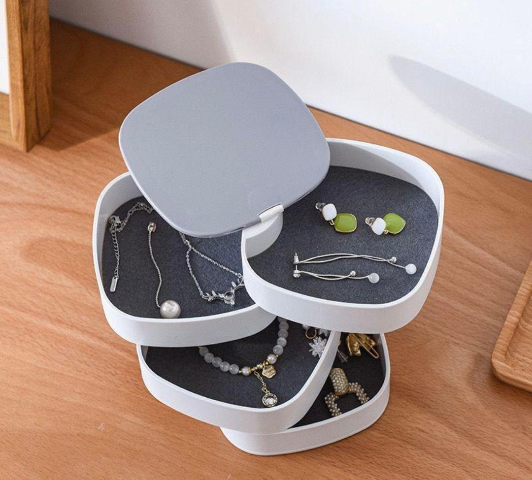 Rotating Jewelry Storage BoxRotating Jewellery Organiser