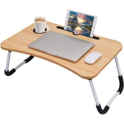 Foldable Laptop Table -brown