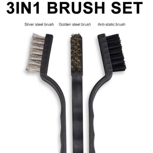 3 Pieces Wire Brush Cleaner, Polishing Rust Remover