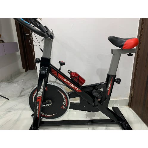Exercise Bike - Spinning Bike With Meter And Water Bottle