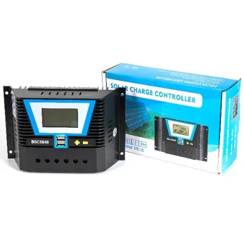 Smart Charging Pwm + Lcd Display Solar Charge Controller - 40a-12V/24V/48V