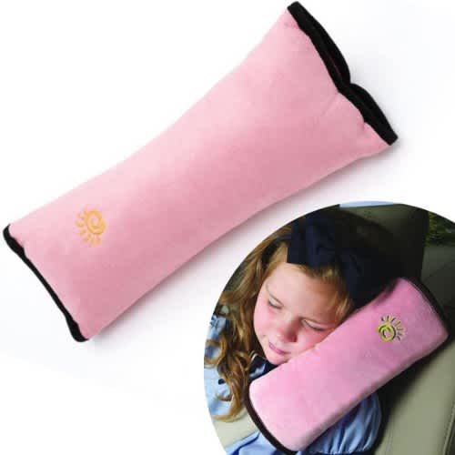 Car Seat Belt Cover Pillow Shoulder Pads Neck Support-pink