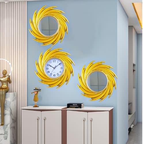 3 In 1 Clock - Mirrors Sets Interior Design