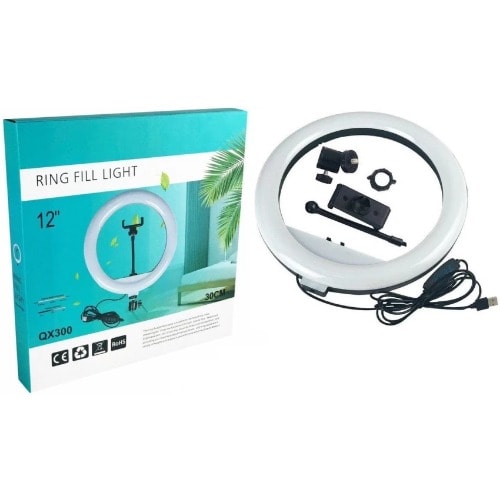Led Selfie Flash Ring Light For Video And Photography Ring Flash - 12inch