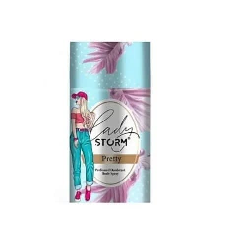 Perfumed Deodorant Long Lasting Body Spray For Ladies - Pretty - 250ml