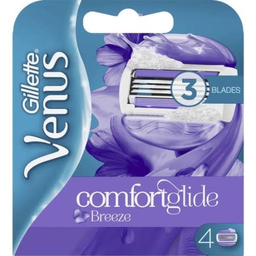 Venus Comfortglide Breeze Women's Razor Refill - 4 Carts