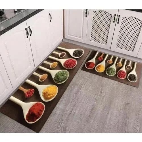 Kitchen Runner Mat - 2pcs - Big Spicespoon