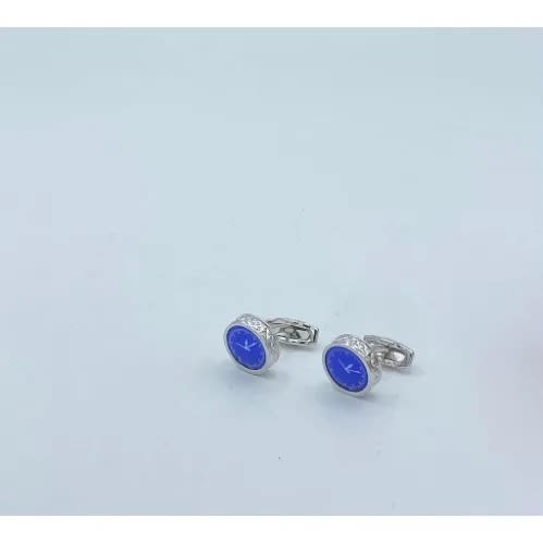 Silver Pattern Men's Cufflinks