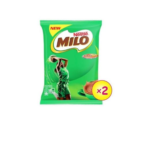 Milo Hot Chocolate Refill - 500g (x2