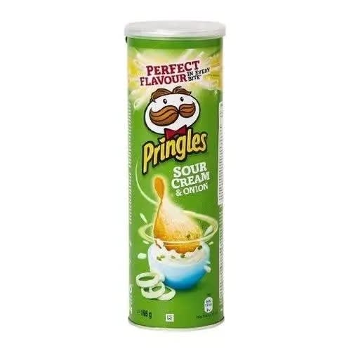 Pringles Classic And Sour Cream & Onion Perfect Flavour Crisps - 165g X 2