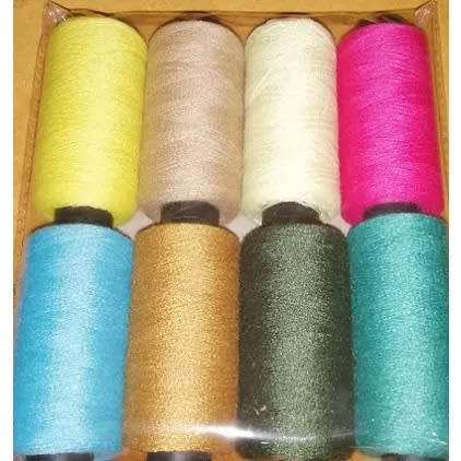 8 Large Spools Of Polyester Thread - Classic Colors