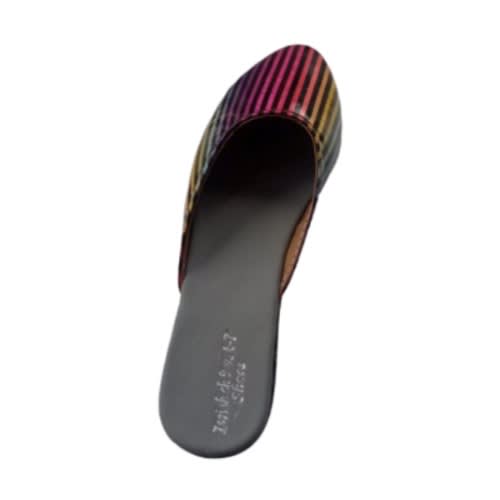 Half Cut Shoe Designed For Lady Of Style-multicolor