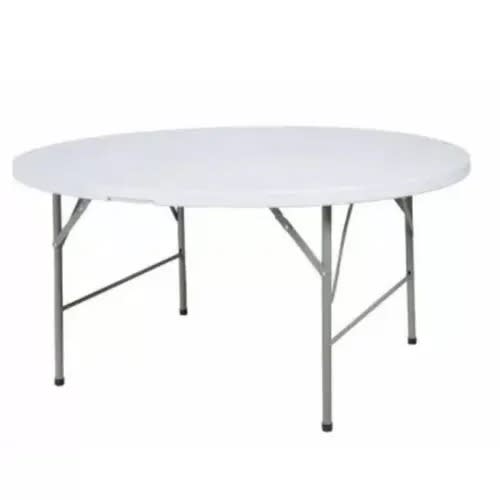 Round Plastic Folding Table 5-feet