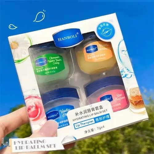 Hanboli Lip Care - Lip Balm Kit - 4pc/set