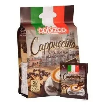 Cappuccino Coffee Plus Extra Chocolate Granules - 20 Bags