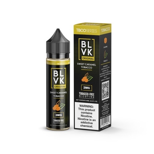 BLVK Sweet Caramel Tobacco Ejuice - 3mg