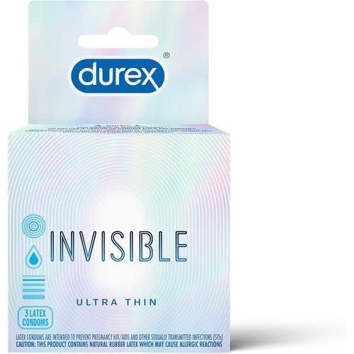 Invisible Ultra Thin Natural Latex 3condoms